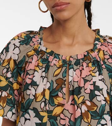 Bedrucktes Top Lucy aus Baumwolle | Velvet