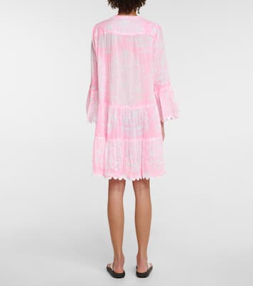 Printed cotton minidress | Juliet Dunn