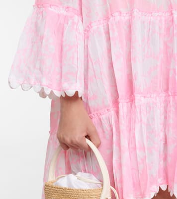 Printed cotton minidress | Juliet Dunn