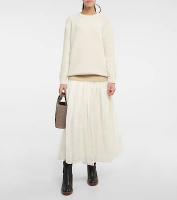 Woody Small felted tote bag | Chloé