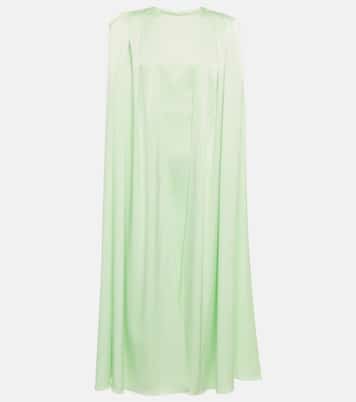 Beckett satin crêpe midi dress | Alex Perry