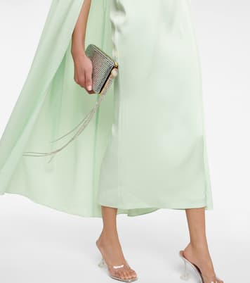 Beckett satin crêpe midi dress | Alex Perry
