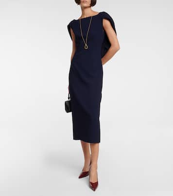 Maliya crêpe midi dress | Emilia Wickstead
