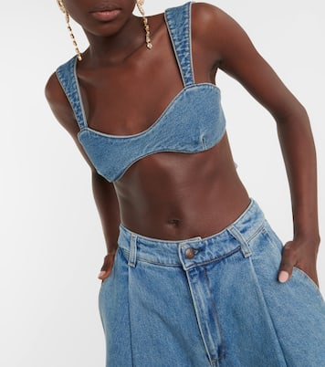 Bralette aus Denim | Magda Butrym