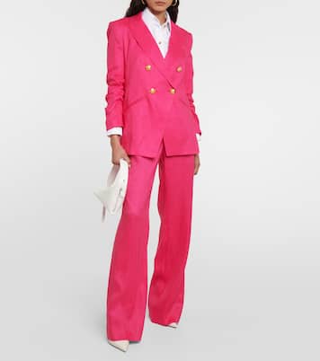 Pantalon ample Robinne en lin mélangé | Veronica Beard