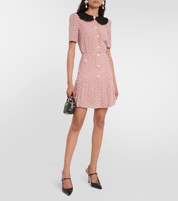Bedrucktes Minikleid aus Seide | Alessandra Rich