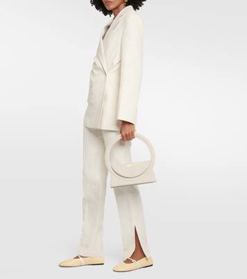 Les Ballerines Rondes leather ballet flats | Jacquemus