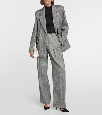 Pantalon ample en laine mélangée | Victoria Beckham