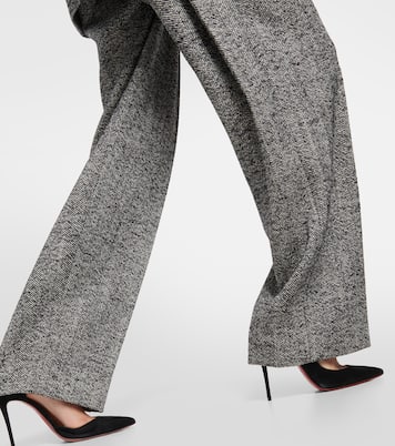 Pantalon ample en laine mélangée | Victoria Beckham