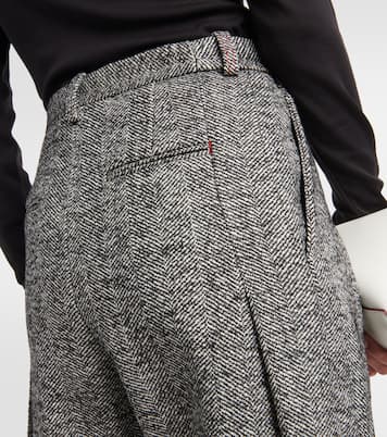 Pantalon ample en laine mélangée | Victoria Beckham