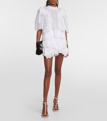 Blouse Katia brodée en coton | Marant Etoile