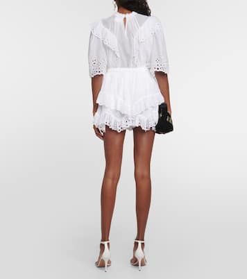 Blouse Katia brodée en coton | Marant Etoile