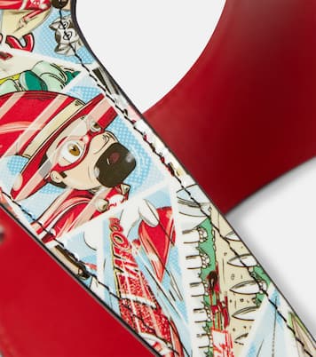 Loubiharness printed leather dog harness | Christian Louboutin