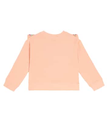 Sudadera en jersey de algodón bordada | Stella McCartney Kids