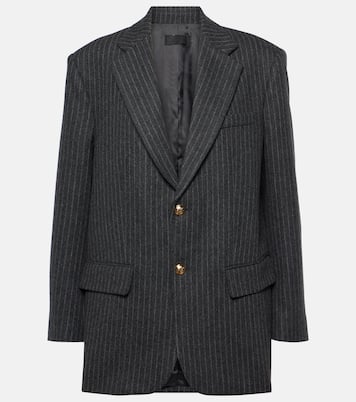 Boyfriend striped virgin wool jacket | Nili Lotan