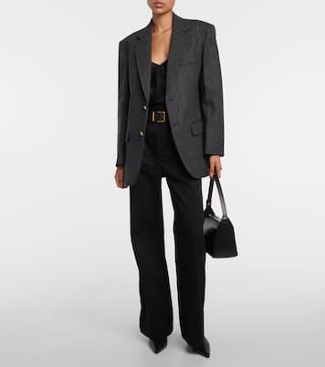 Boyfriend striped virgin wool jacket | Nili Lotan