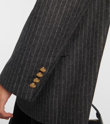 Boyfriend striped virgin wool jacket | Nili Lotan