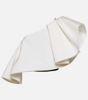 One-Shoulder-Top aus Seide | Carolina Herrera