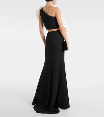 One-Shoulder-Top aus Seide | Carolina Herrera