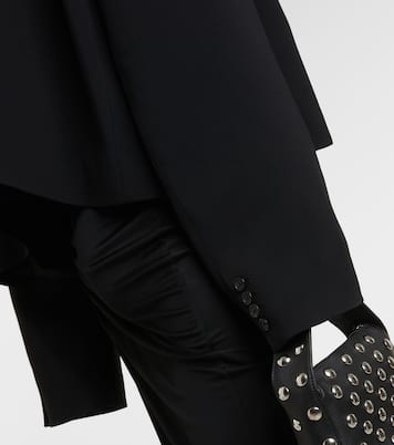 Raymond cropped satin blazer | Khaite