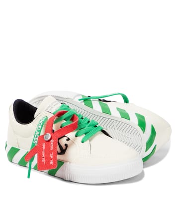 Low Vulcanized leather sneakers | Off-White Kids