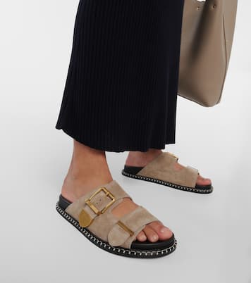 Rebecca suede slides | Chloé
