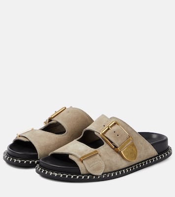 Rebecca suede slides | Chloé