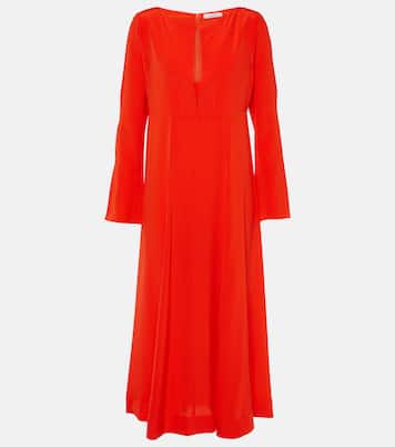 Midikleid Sophisticated Volumes aus Seide | Dorothee Schumacher