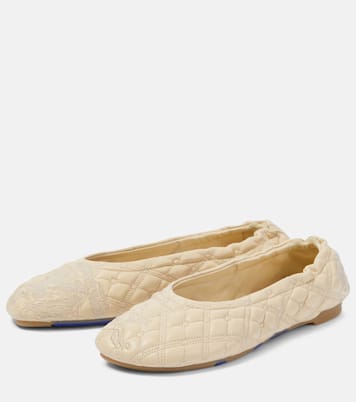 Ballerines EKD en cuir matelassé | Burberry