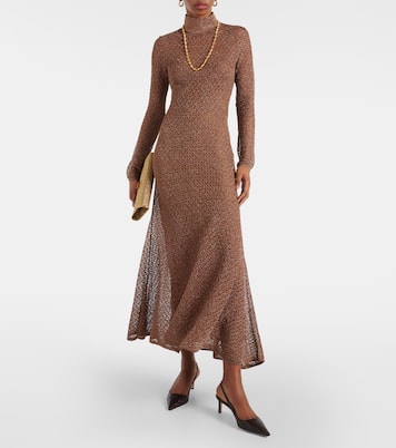 Open-knit Lurex® maxi dress | Tom Ford