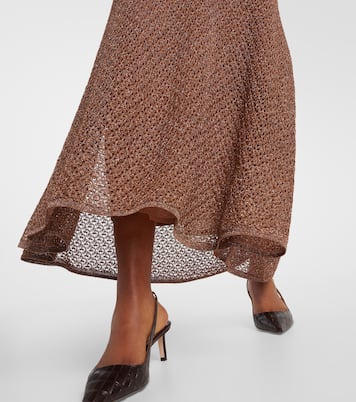 Open-knit Lurex® maxi dress | Tom Ford