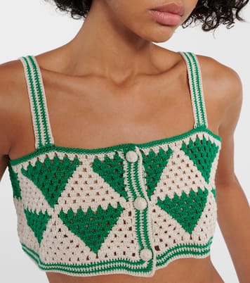 Cropped-Top Maija aus Häkelstrick | Anna Kosturova