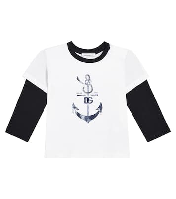 Bebé - camiseta en jersey de algodón | Dolce&Gabbana Kids