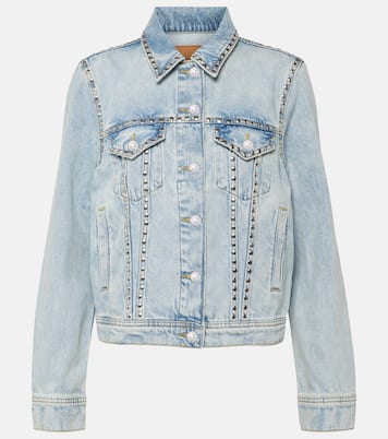 Studded denim jacket | 7 For All Mankind