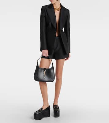Shorts in gabardine di lana e seta | Gucci