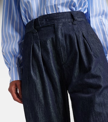 Jeans Nolan a gamba larga e vita alta | The Frankie Shop