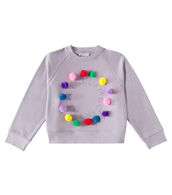 Sudadera en jersey de algodón con logo | Stella McCartney Kids