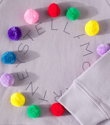 Sudadera en jersey de algodón con logo | Stella McCartney Kids
