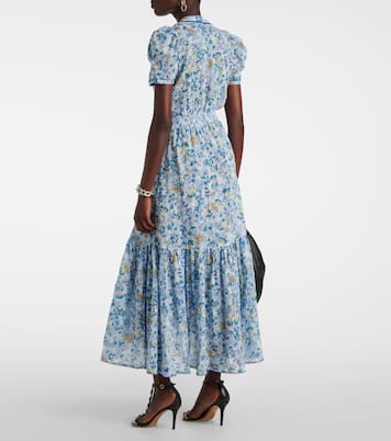 Robe longue Baba en coton à fleurs | Poupette St Barth