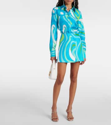 Camicia Marmo in seta con stampa | Pucci