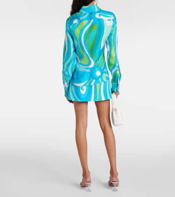 Camicia Marmo in seta con stampa | Pucci