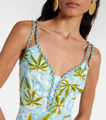 Abito lungo Cate in cotone con stampa | Diane von Furstenberg