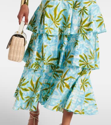 Abito lungo Cate in cotone con stampa | Diane von Furstenberg