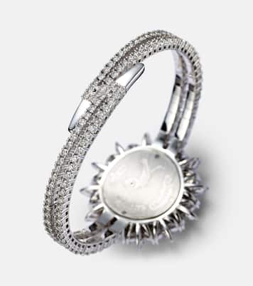 Montre Y-Momento en or blanc 18 ct et diamants | Yeprem