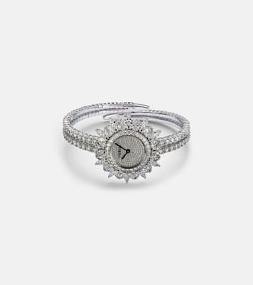 Montre Y-Momento en or blanc 18 ct et diamants | Yeprem