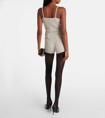 Knitted linen and cotton shorts | Magda Butrym