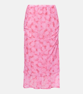 Bedruckter Midirock aus Jersey | Dries Van Noten
