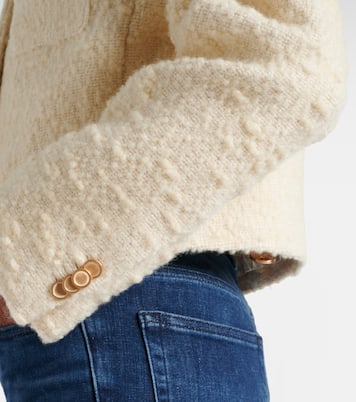 Cropped cotton and wool jacket | Frame