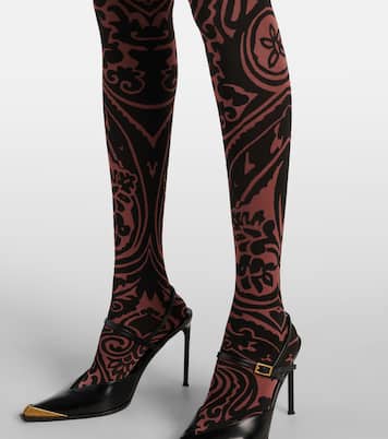 x Etro Tattoo paisley catsuit | Wolford
