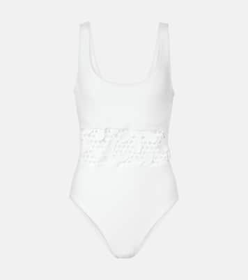 Aster embroidered swimsuit | Karla Colletto